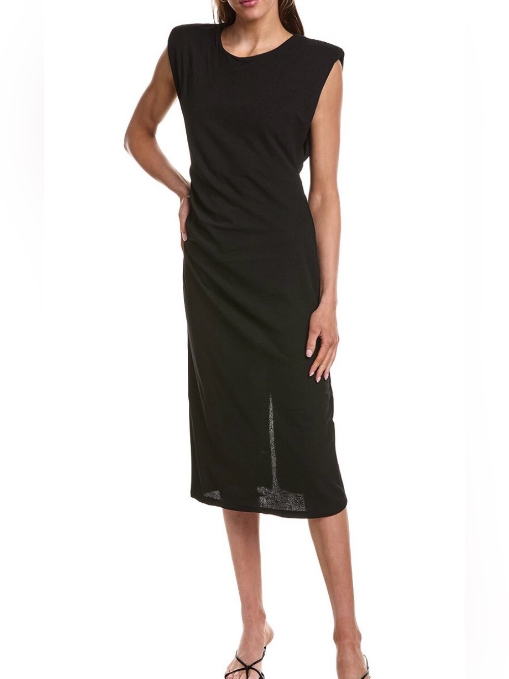 Ichi - Katine Midi Dress Black NWT